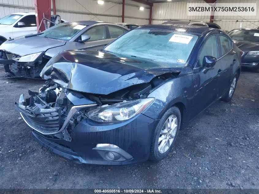 2016 Mazda 3 Grand Touring VIN: 3MZBM1X75GM253616 Lot: 40550516