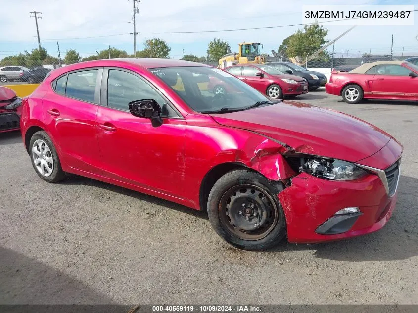 2016 Mazda Mazda3 I Sport VIN: 3MZBM1J74GM239487 Lot: 40559119