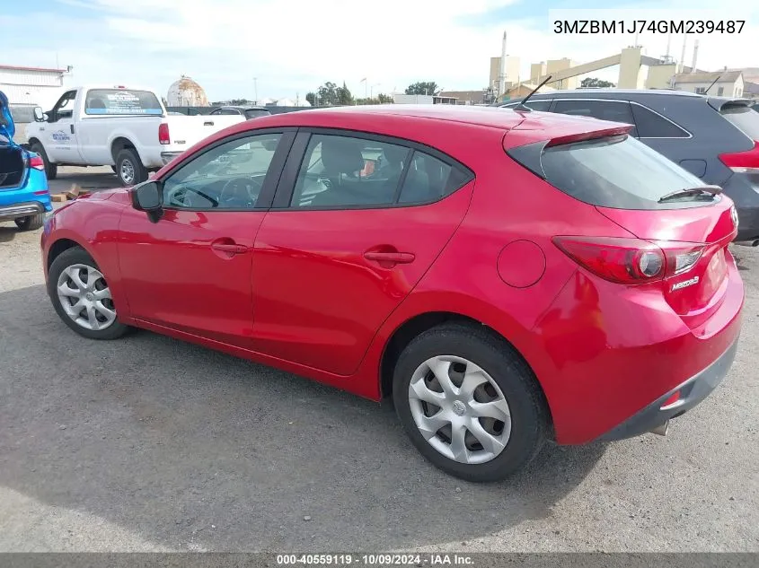 3MZBM1J74GM239487 2016 Mazda Mazda3 I Sport