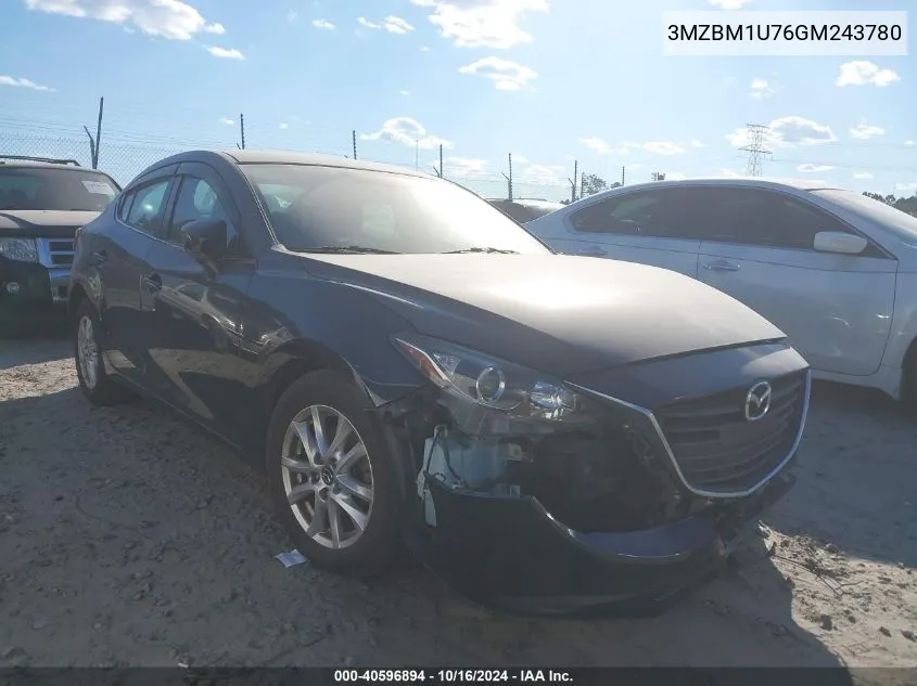 2016 Mazda Mazda3 I Sport VIN: 3MZBM1U76GM243780 Lot: 40596894