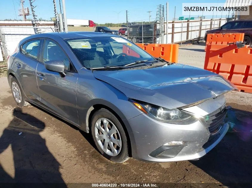 2016 Mazda Mazda3 I Sport VIN: 3MZBM1J71GM315683 Lot: 40604220