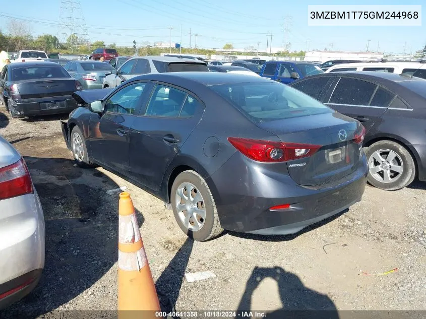 2016 Mazda Mazda3 I Sport VIN: 3MZBM1T75GM244968 Lot: 40641358