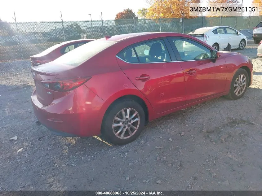 2016 Mazda Mazda3 I Touring VIN: 3MZBM1W7XGM261051 Lot: 40688963