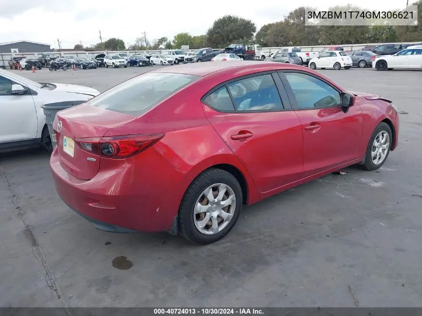 2016 Mazda Mazda3 I Sport VIN: 3MZBM1T74GM306621 Lot: 40724013