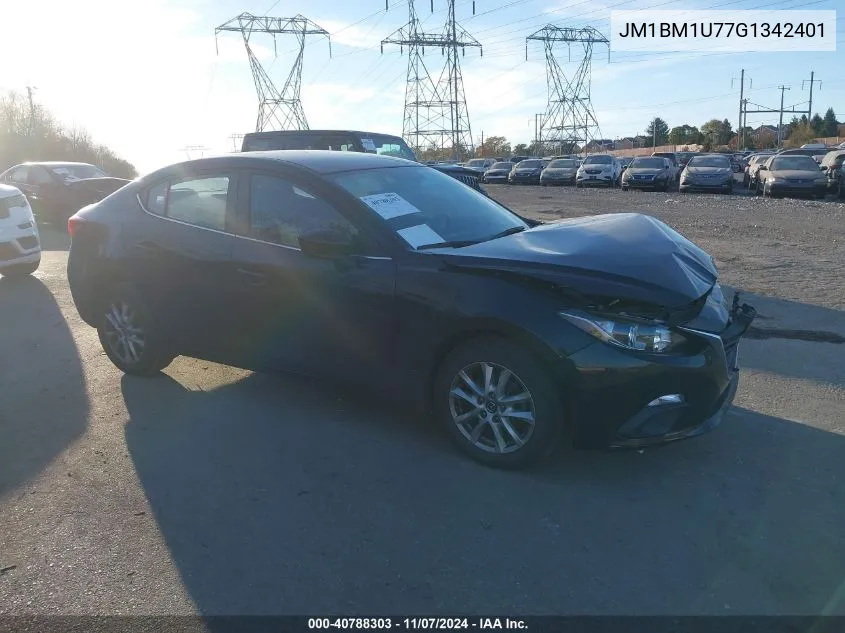 2016 Mazda Mazda3 I Sport VIN: JM1BM1U77G1342401 Lot: 40788303