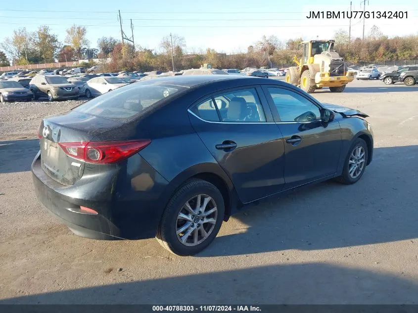 2016 Mazda Mazda3 I Sport VIN: JM1BM1U77G1342401 Lot: 40788303