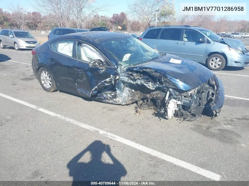 2016 Mazda Mazda3 I Touring VIN: JM1BM1V77G1286958 Lot: 40789644