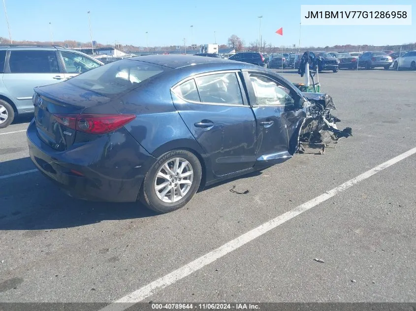 2016 Mazda Mazda3 I Touring VIN: JM1BM1V77G1286958 Lot: 40789644