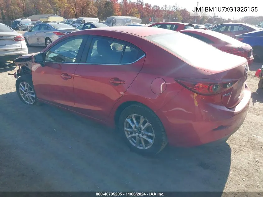 2016 Mazda Mazda3 I Sport VIN: JM1BM1U7XG1325155 Lot: 40795205