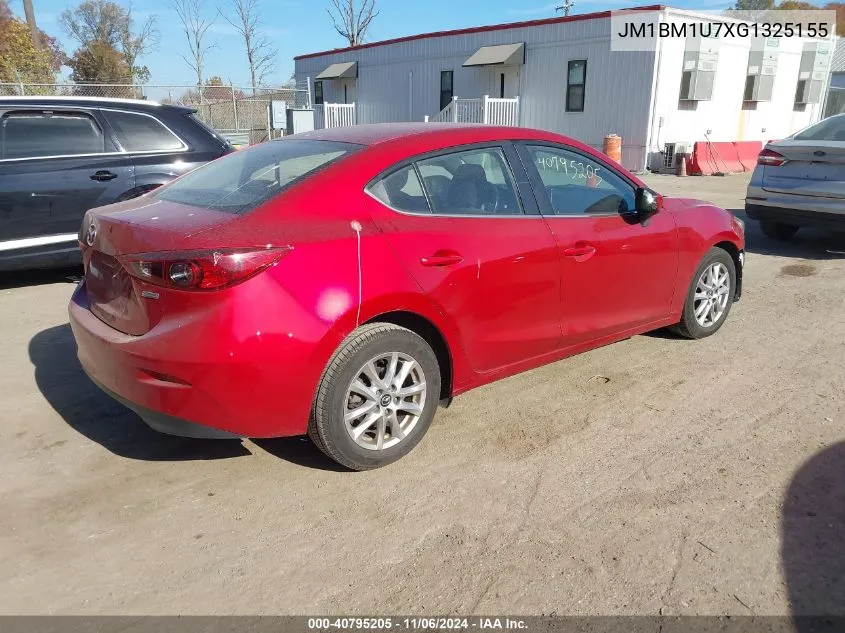 2016 Mazda Mazda3 I Sport VIN: JM1BM1U7XG1325155 Lot: 40795205