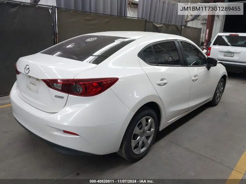 2016 Mazda Mazda3 I Sport VIN: JM1BM1T73G1289455 Lot: 40820811