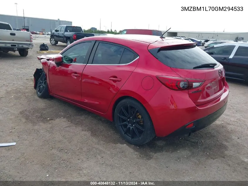 2016 Mazda Mazda3 I Touring VIN: 3MZBM1L70GM294533 Lot: 40848132