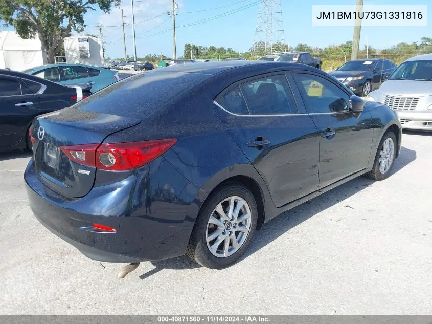 2016 Mazda Mazda3 I Sport VIN: JM1BM1U73G1331816 Lot: 40871560