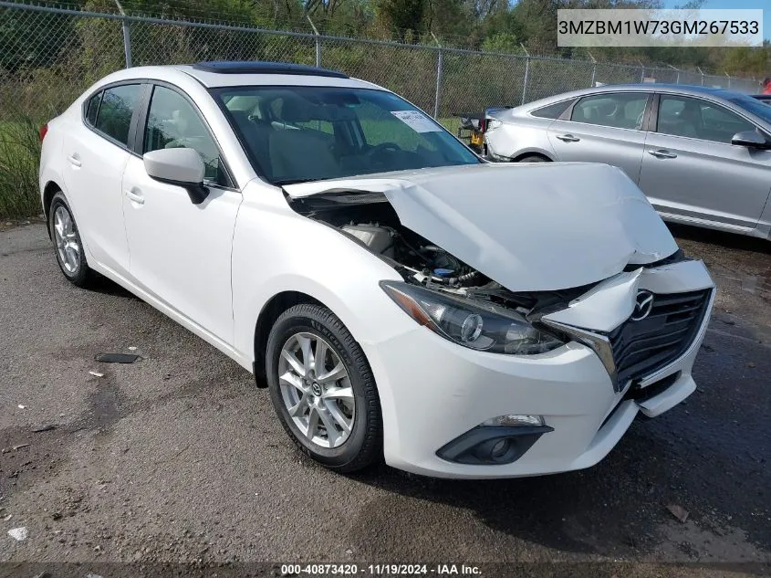 2016 Mazda Mazda3 I Touring VIN: 3MZBM1W73GM267533 Lot: 40873420