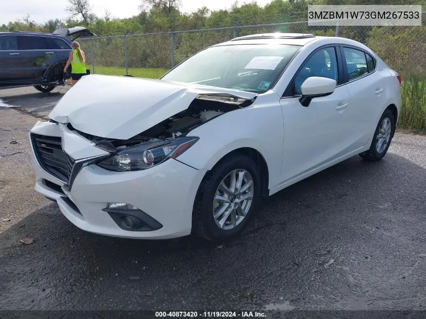 2016 Mazda Mazda3 I Touring VIN: 3MZBM1W73GM267533 Lot: 40873420