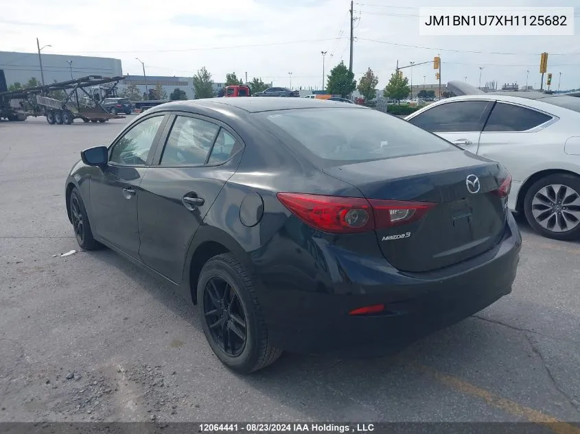 2017 Mazda Mazda3 VIN: JM1BN1U7XH1125682 Lot: 12064441