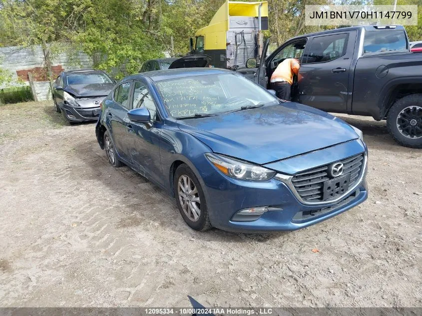 JM1BN1V70H1147799 2017 Mazda Mazda3