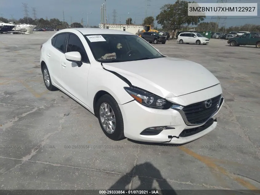 2017 Mazda Mazda3 Sport VIN: 3MZBN1U7XHM122927 Lot: 29333854