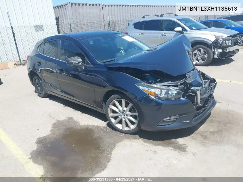 2017 Mazda Mazda3 Touring 2.5 VIN: JM1BN1L3XH1135613 Lot: 39291360