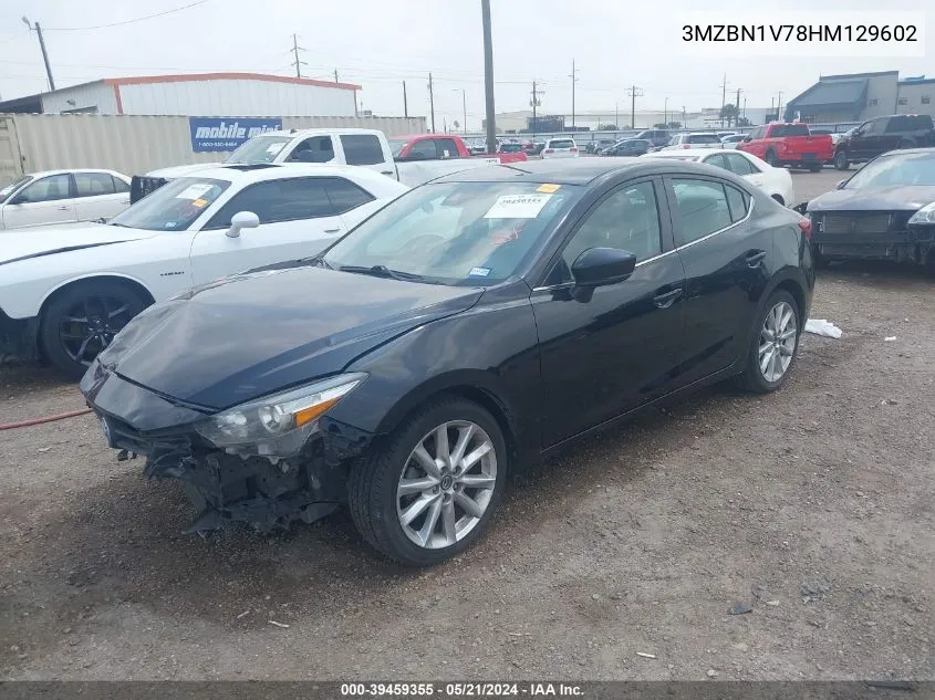 2017 Mazda Mazda3 Touring VIN: 3MZBN1V78HM129602 Lot: 39459355