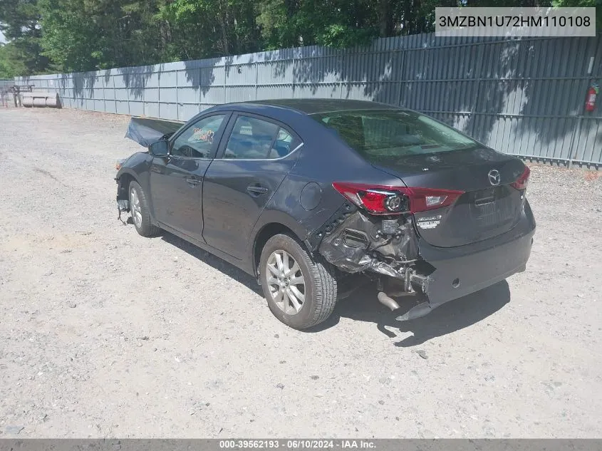 3MZBN1U72HM110108 2017 Mazda Mazda3 Sport