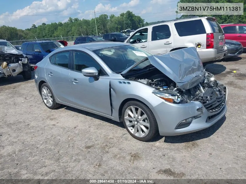 2017 Mazda Mazda3 Touring VIN: 3MZBN1V75HM111381 Lot: 39841438