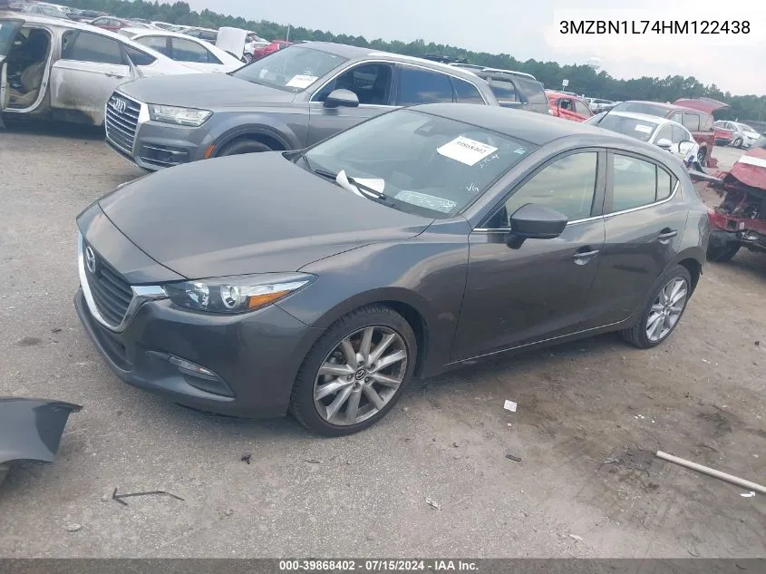 2017 Mazda Mazda3 Touring VIN: 3MZBN1L74HM122438 Lot: 39868402