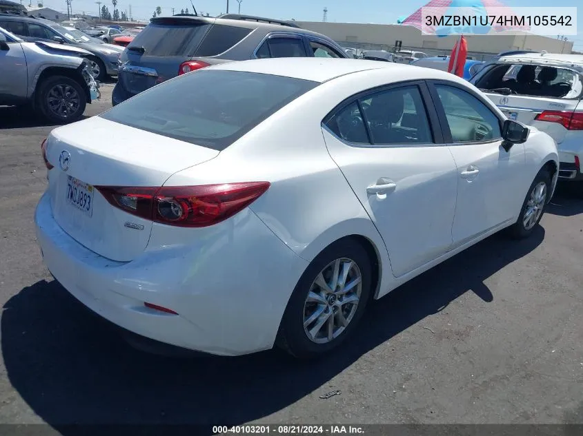 3MZBN1U74HM105542 2017 Mazda Mazda3 Sport