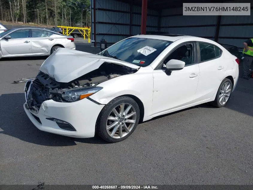 2017 Mazda Mazda3 Touring VIN: 3MZBN1V76HM148245 Lot: 40268687