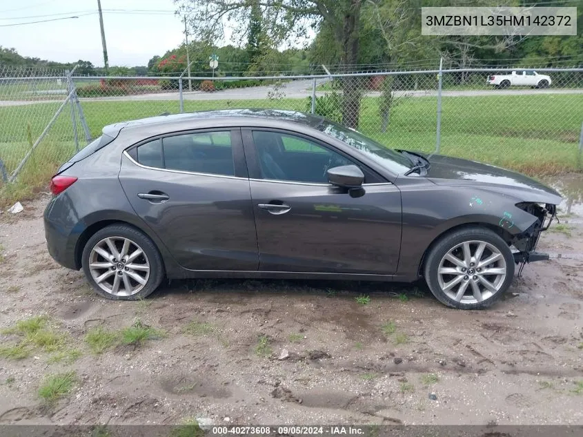 2017 Mazda Mazda3 Touring VIN: 3MZBN1L35HM142372 Lot: 40273608