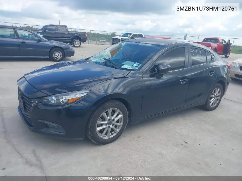 2017 Mazda Mazda3 Sport VIN: 3MZBN1U73HM120761 Lot: 40298854