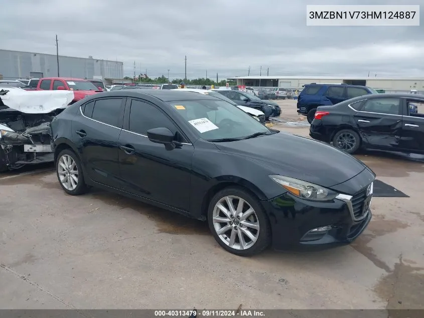 2017 Mazda Mazda3 Touring VIN: 3MZBN1V73HM124887 Lot: 40313479