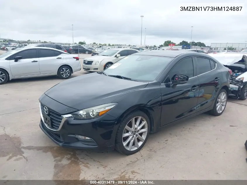 2017 Mazda Mazda3 Touring VIN: 3MZBN1V73HM124887 Lot: 40313479