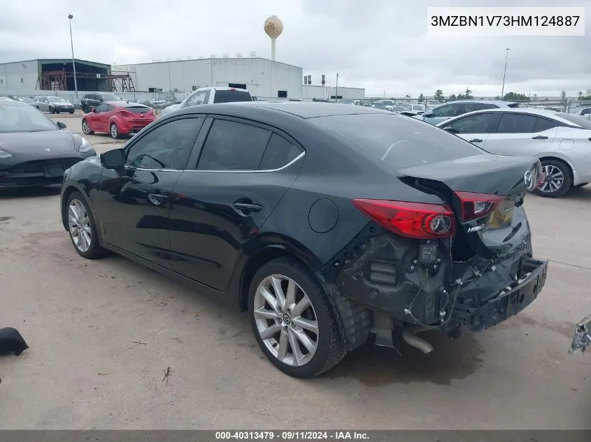 2017 Mazda Mazda3 Touring VIN: 3MZBN1V73HM124887 Lot: 40313479