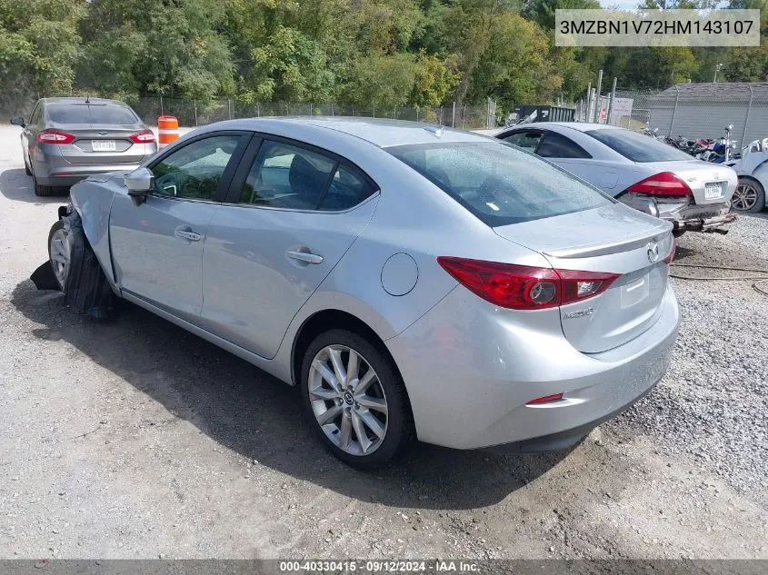 2017 Mazda Mazda3 4-Door Touring VIN: 3MZBN1V72HM143107 Lot: 40330415