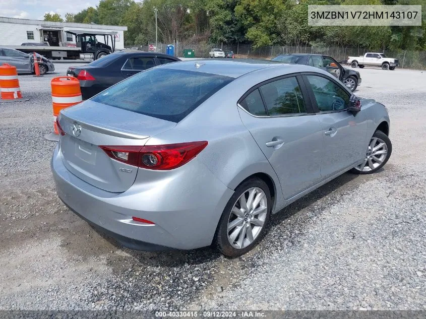 2017 Mazda Mazda3 4-Door Touring VIN: 3MZBN1V72HM143107 Lot: 40330415