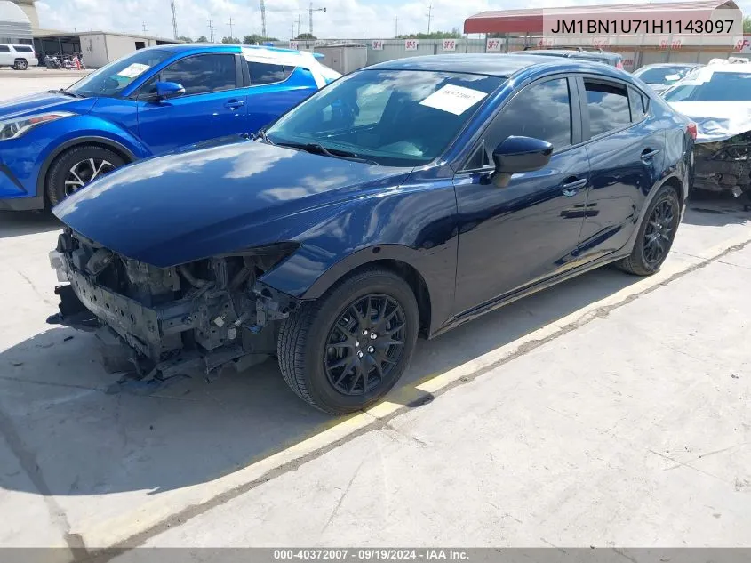 JM1BN1U71H1143097 2017 Mazda Mazda3 Sport