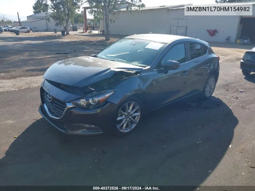 2017 Mazda Mazda3 Touring VIN: 3MZBN1L70HM154982 Lot: 40372526