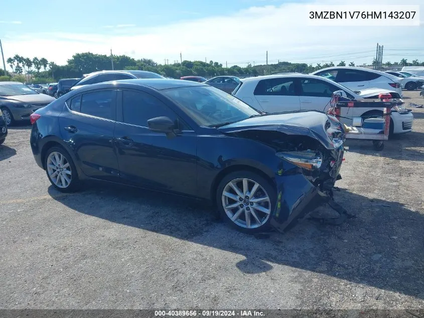 2017 Mazda Mazda3 Touring VIN: 3MZBN1V76HM143207 Lot: 40389656