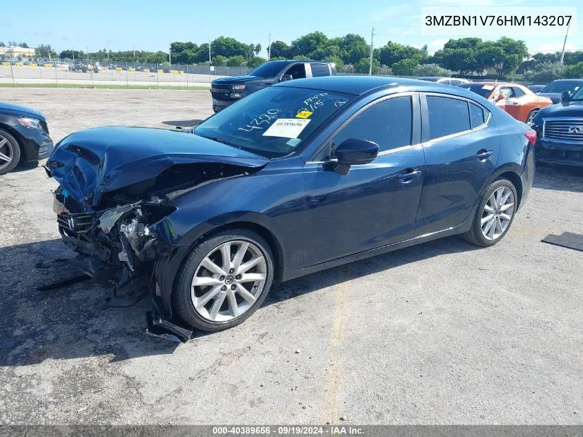 2017 Mazda Mazda3 Touring VIN: 3MZBN1V76HM143207 Lot: 40389656