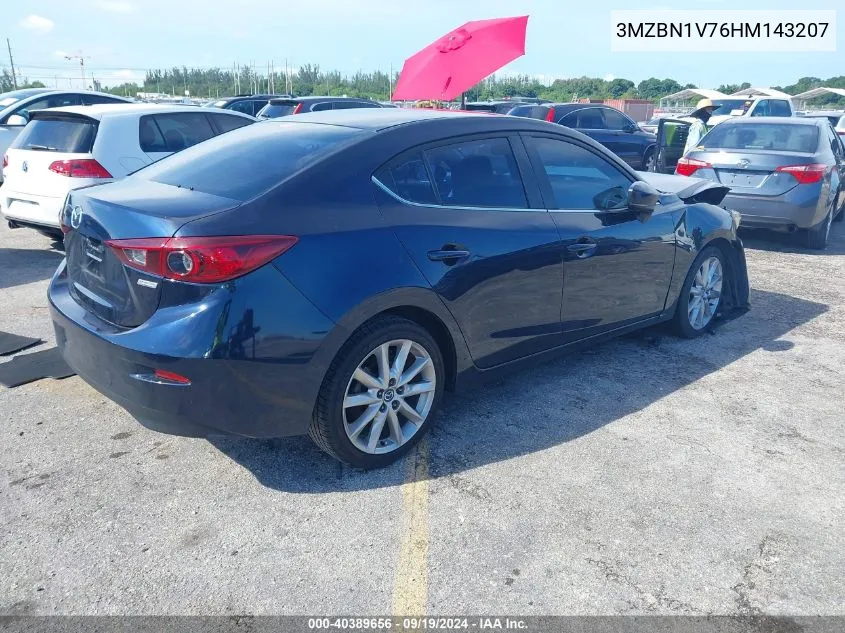 2017 Mazda Mazda3 Touring VIN: 3MZBN1V76HM143207 Lot: 40389656