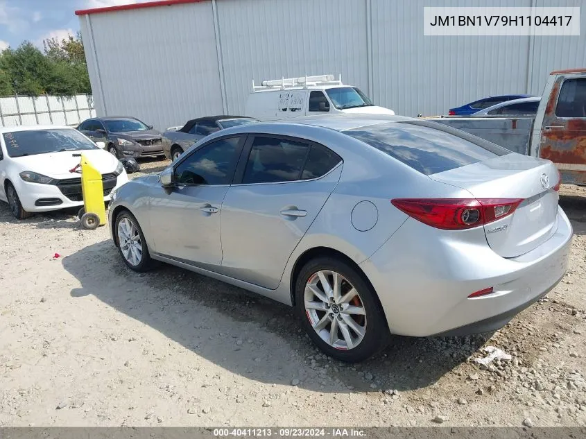 2017 Mazda Mazda3 Touring VIN: JM1BN1V79H1104417 Lot: 40411213