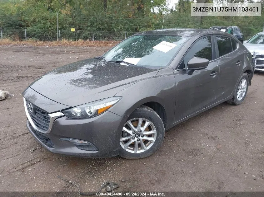 2017 Mazda 3 Sport VIN: 3MZBN1U75HM103461 Lot: 40424490