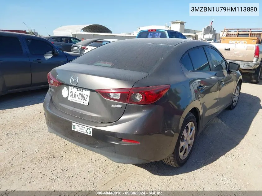 2017 Mazda Mazda3 Sport VIN: 3MZBN1U79HM113880 Lot: 40440918