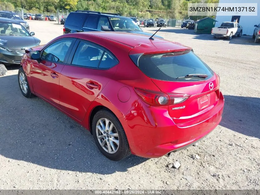 3MZBN1K74HM137152 2017 Mazda Mazda3 Sport