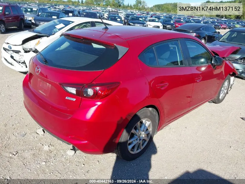 3MZBN1K74HM137152 2017 Mazda Mazda3 Sport