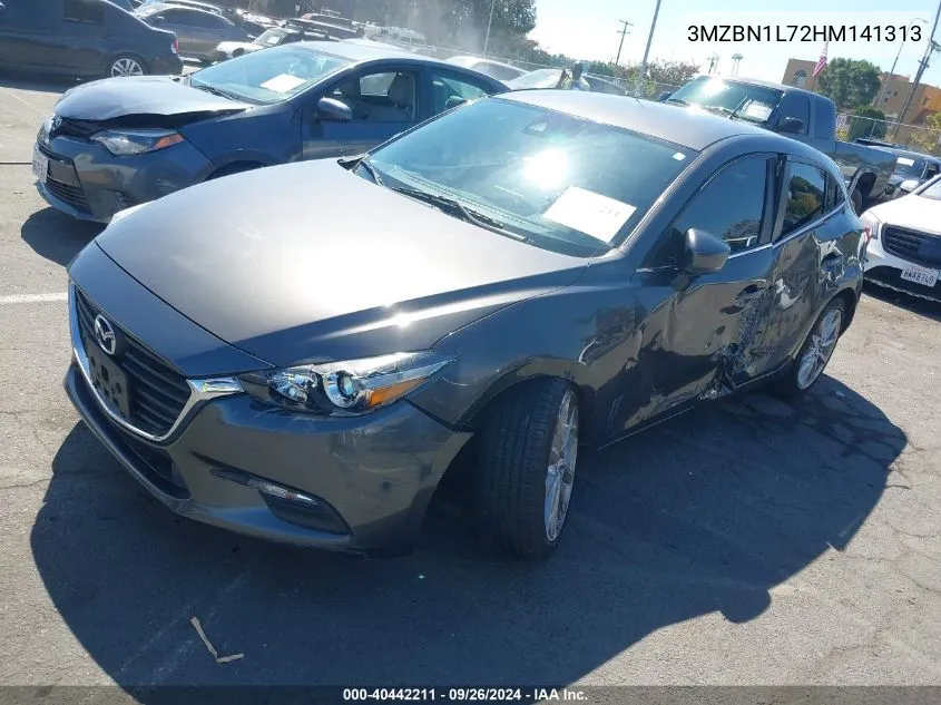 2017 Mazda Mazda3 Touring VIN: 3MZBN1L72HM141313 Lot: 40442211