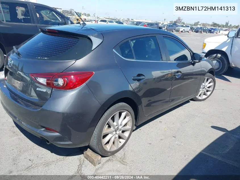 2017 Mazda Mazda3 Touring VIN: 3MZBN1L72HM141313 Lot: 40442211