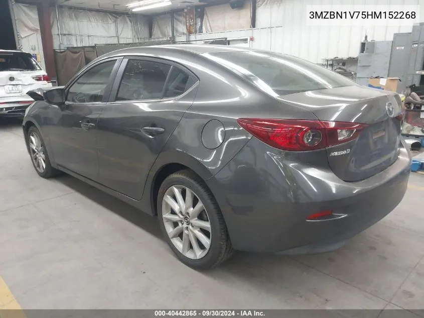 2017 Mazda Mazda3 Touring VIN: 3MZBN1V75HM152268 Lot: 40442865