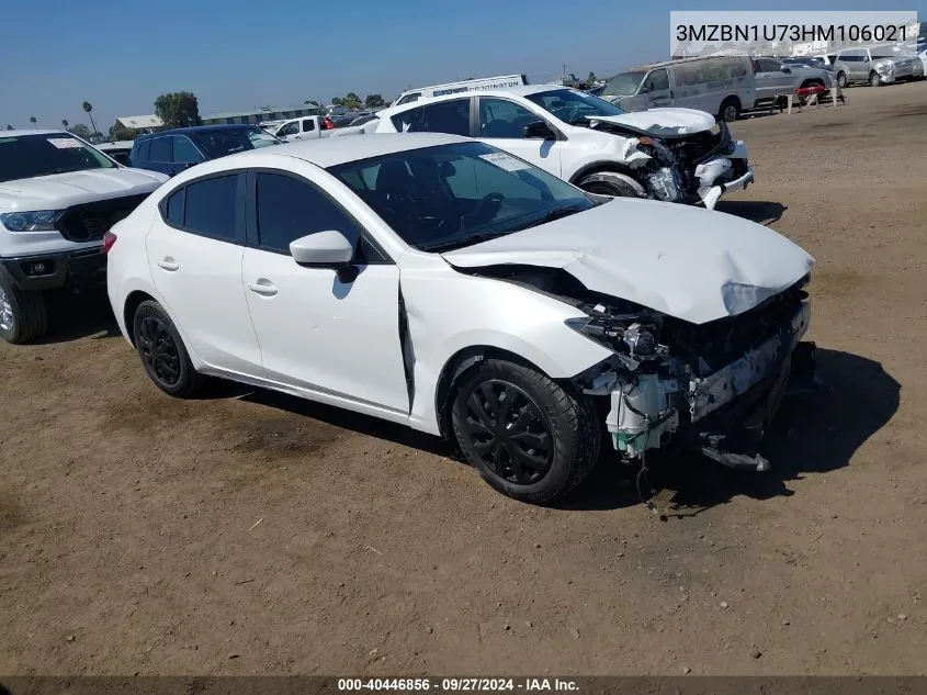 2017 Mazda Mazda3 Sport VIN: 3MZBN1U73HM106021 Lot: 40446856